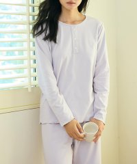 TeddyShop/テディショップ Teddyshop レディース 長袖メロウフリル微起毛トップス+ロングパンツルームウェア 上下2点セット/508038718