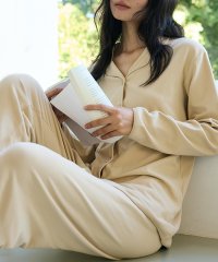 TeddyShop/テディショップ Teddyshop レディース 長袖パステルオープンカラートップス+ロングパンツルームウェア 上下2点セット/508038719