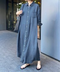 SLOBE IENA/デニムライクシャツワンピース/508038803