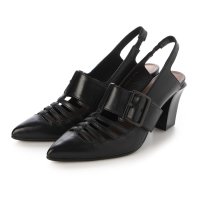 RABOKIGOSHI works/ラボ キゴシ ワークス RABOKIGOSHI works 7.5cmポインテッドトウバックル付きバックストラップパンプス/508038893