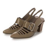 RABOKIGOSHI works/ラボ キゴシ ワークス RABOKIGOSHI works 7.5cmポインテッドトウバックル付きバックストラップパンプス/508038893