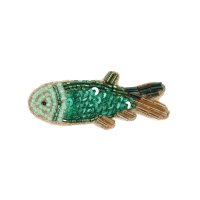 EARTH MADE/アースメイド EARTH MADE E7751 MARIN BEADS BROOCH(GREEN FISH)/508038898