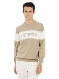 GUESS/ゲス GUESS GEOFFREY Cn Ls Logo Sweater/508038900