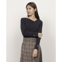 12Twelve Agenda/トゥエルブアジェンダ 12Twelve Agenda アシメタックネックリブニット/508038961