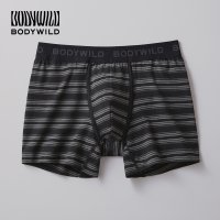 BODY WILD/ボディワイルド BODY WILD 【綿混/ボーダー柄】ボクサーパンツ（前あき） 【返品不可商品】/508038980