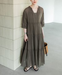 URBAN RESEARCH/コットンボイルティアードワンピース/508039005