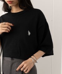 US POLO ASSN/ユーエスポロアッスン U.S. POLO ASSN. ワンポイント半袖バイカラーニット/508039196