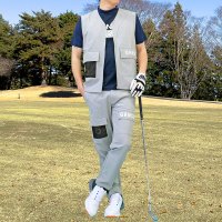 TopIsm/トップイズム TopIsm ゴルフセットアップ メンズ 多機能 上下セット ゴルフウェア GIORNO SEVEN ジョルノセブン ゴルフパンツ ベスト ポリエ/508039206
