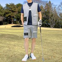 TopIsm/トップイズム TopIsm ゴルフセットアップ メンズ 多機能 上下セット ゴルフウェア GIORNO SEVEN ジョルノセブン ゴルフショートパンツ ベスト/508039207