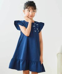 Tartine et Chocolat/【お揃い】バタフライモチーフ袖フリルワンピース(90～140cm)/508012963