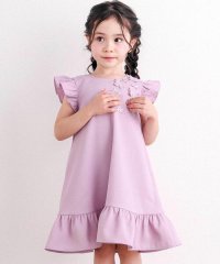 Tartine et Chocolat/【お揃い】バタフライモチーフ袖フリルワンピース(90～140cm)/508012963