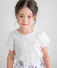 Tartine et Chocolat/バタフライロゴ刺しゅうTシャツ(90～140cm)/508012968