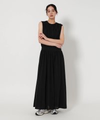 BEAUTY&YOUTH UNITED ARROWS/コットンナイロン ギャザーフレア マキシワンピース/508013738