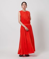 BEAUTY&YOUTH UNITED ARROWS/コットンナイロン ギャザーフレア マキシワンピース/508013738