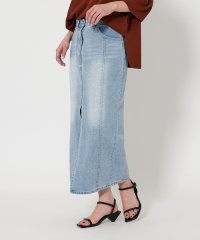 BEAUTY&YOUTH UNITED ARROWS/コットンデニム フロントスリット ロングスカート/508025498