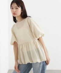 N Natural Beauty Basic/シアーペプラムブラウス/508029611