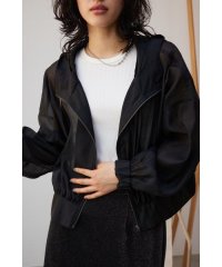 AZUL by moussy/シアーフーディーブルゾン/508036359
