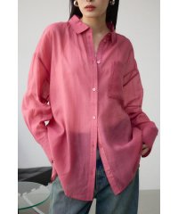 AZUL by moussy/バックスリットシアーオーバーシャツ/508036360
