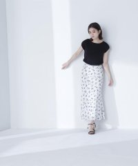 NATURAL BEAUTY BASIC/フラワープリントナロースカート/508036482