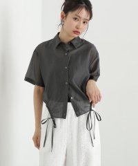 N Natural Beauty Basic/シアークロップドドロストシャツ/508036506