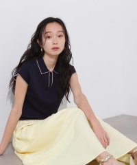 N Natural Beauty Basic/ラメラインスキッパーポロニット/508036514