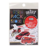 cinemacollection/シネマコレクション cinemacollection トミカ ダイカットシール ステッカーパックミニ 消防車セット TOMICA ゼネラルステッカー デコシール/508039786