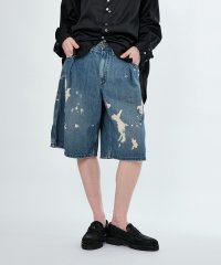 M TO R/【Leex BELPER x M】PAINT BUGGY PAINTER TUCK SHORTS/508040279