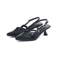 Lena/レナ Lena レディース パンプス ポインテッドトゥ クロスストラップ スリングバックパンプス 5cmヒール 3343/508040659