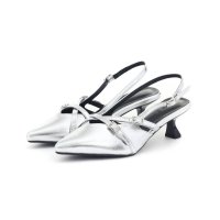 Lena/レナ Lena レディース パンプス ポインテッドトゥ クロスストラップ スリングバックパンプス 5cmヒール 3343/508040659