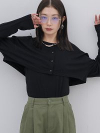 kivi/キヴィ kivi rib cardigan&cami/508041140