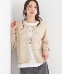 SHOO・LA・RUE Cutie Blonde/【S－LL/2点セット】前後2WAYで着られるメッシュニット＋ロゴTシャツ/508041698