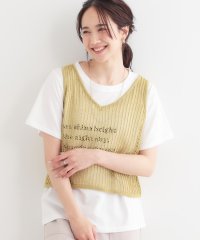 SHOO・LA・RUE Cutie Blonde/【2点セット】メッシュニットベスト×ロゴTシャツセット/508041699