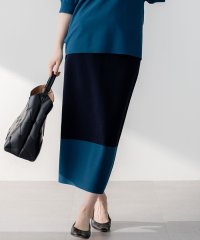 NIJYUSANKU（LARGE SIZE）/【WEB&一部店舗限定/洗える】レーヨンポリエステルストレッチ タイト スカート/508041837