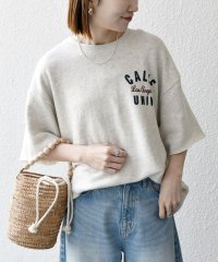SHIPS any MEN/SHIPS any: ドライタッチ 吊り裏毛 ヴィンテージライク カレッジ スウェット Tシャツ◇/508041887