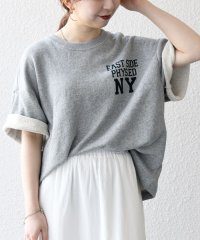 SHIPS any MEN/SHIPS any: ドライタッチ 吊り裏毛 ヴィンテージライク カレッジ スウェット Tシャツ◇/508041887