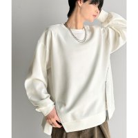 Classical Elf/クラシカルエルフ Classical Elf 《Javaジャバコラボ》シンプルにお洒落を。アシメファスナーラウンドネックポンチトップス/508042548