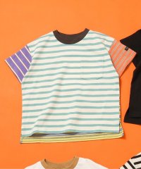 BREEZE/WEB限定 無地ボーダーTシャツ/507640533