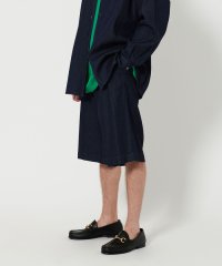 BEAUTY&YOUTH UNITED ARROWS/7.5オンス サテン デニム ワイド ショーツ/508025484