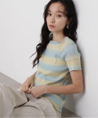 N Natural Beauty Basic/グラデーションボーダーニット/508040232