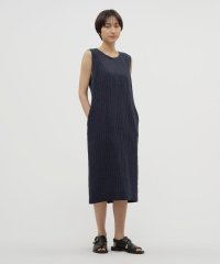 MARGARET HOWELL/YARN DYED LINEN DRESS/508040233