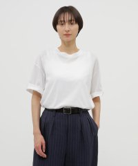 MARGARET HOWELL/SHEER COTTON JERSEY TOP/508040234