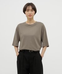 MARGARET HOWELL/SHEER COTTON JERSEY TOP/508040234
