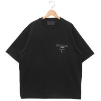 PRADA/プラダ PRADA Tシャツ カットソー ブラック メンズ PRADA UJN896 14K7 F0002/508042931