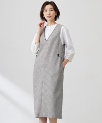 J.PRESS LADIES/【洗える】Calameraリングメッシュ ジャンパースカート/508043194