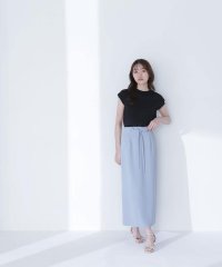 NATURAL BEAUTY BASIC/ナローリボンストレートスカート/508029603