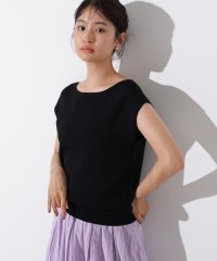 N Natural Beauty Basic/総針ボートネックフレンチニット/508029623
