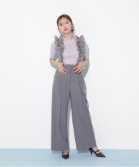JILL by JILL STUART/フリルサス付きワイドパンツ/508043403