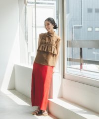 N Natural Beauty Basic/シャドーチェックイージースカート/508043419