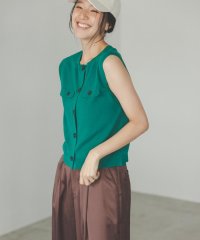 N Natural Beauty Basic/総針コンパクトニットジレ/508043426