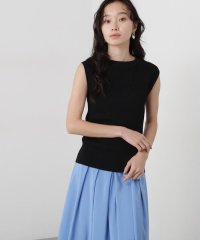 N Natural Beauty Basic/シャーリングフレンチスリーブニット/508043427